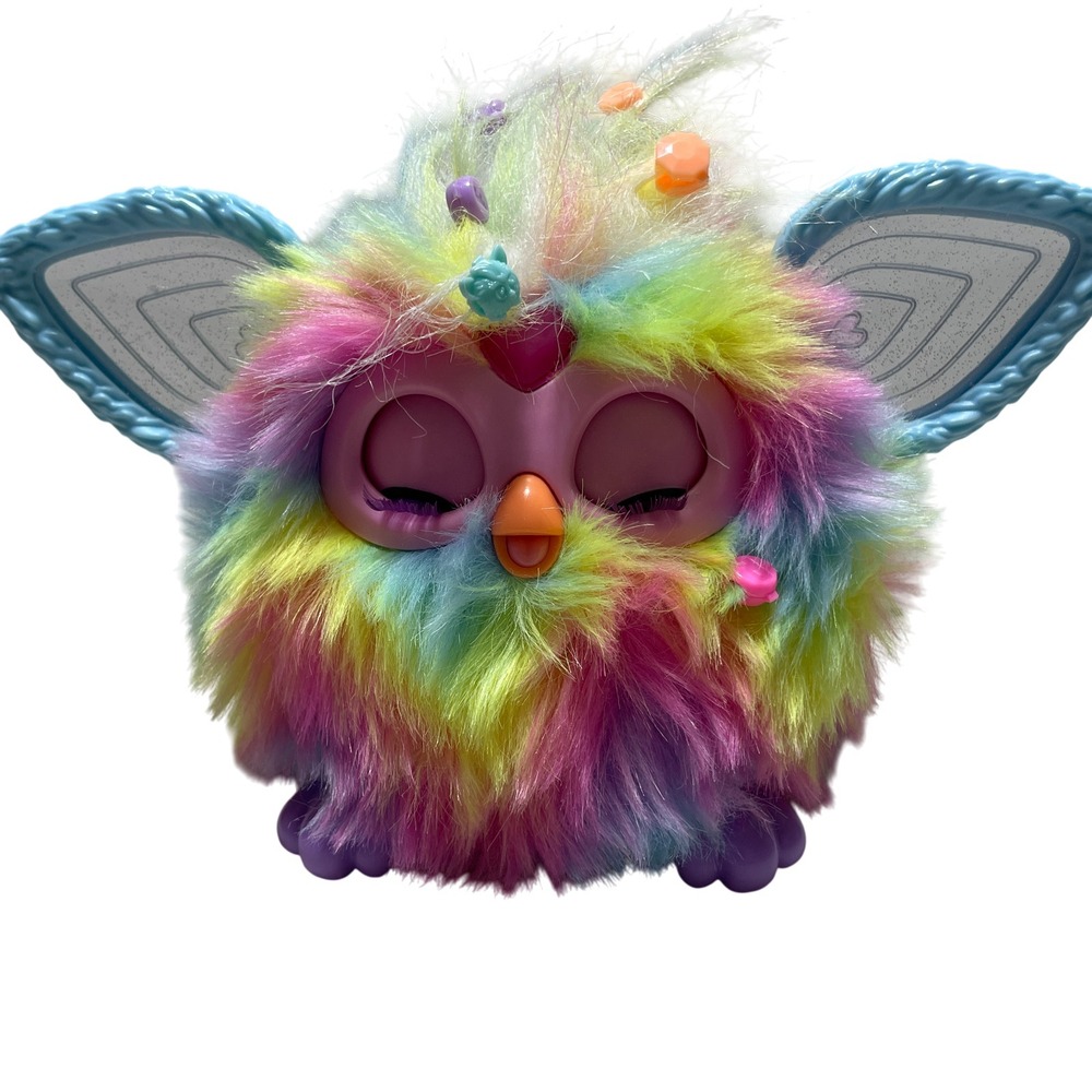 Hasbro Furby 2023 Release Tie Dye Design‎ Plush Interactive Toy